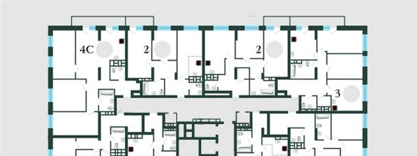 квартира г Новосибирск Октябрьская ул Лескова 30б фото 2