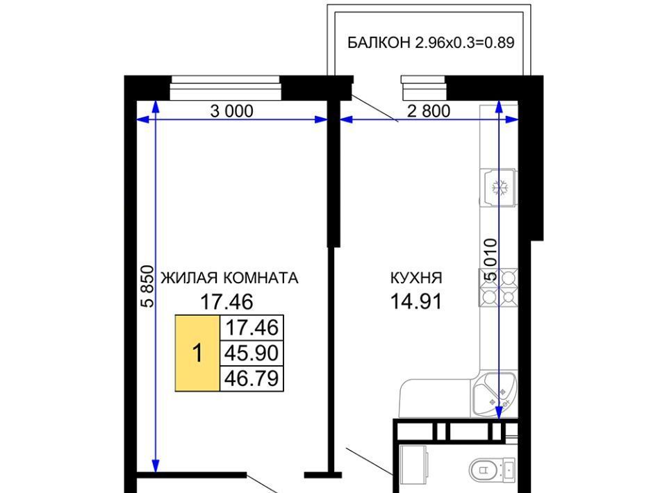 квартира г Краснодар р-н Прикубанский ул Московская 116/3 микрорайон «Московский» 112 Прикубанский округ фото 1