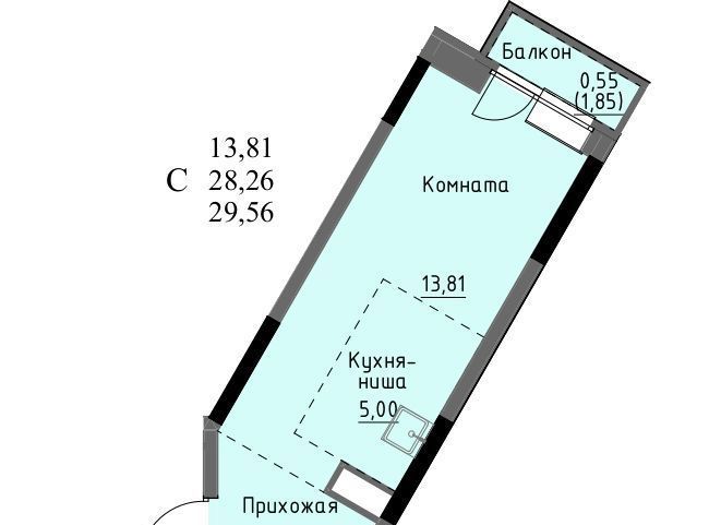 квартира г Ижевск р-н Первомайский проезд Ключевой 23а Поселок фото 1