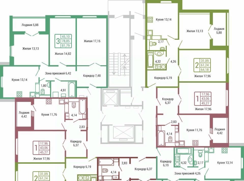 квартира г Обнинск ул Табулевича 5/1 фото 8
