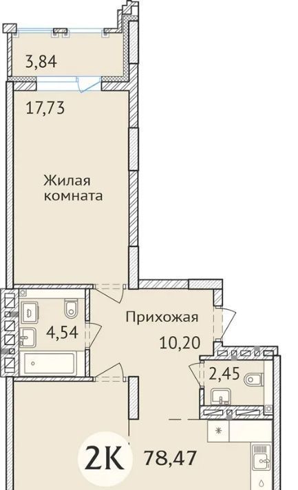 квартира г Новосибирск Заельцовская ул Дуси Ковальчук 248/1 фото 1