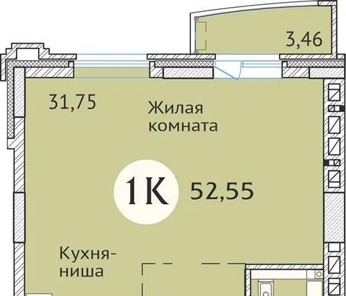 квартира г Новосибирск Заельцовская ул Дуси Ковальчук 248/1 фото 1