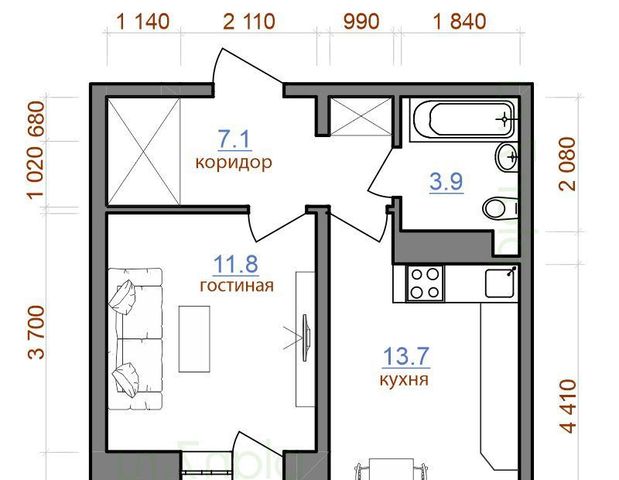 квартира г Иркутск р-н Октябрьский ул Советская 176/200 ЖК «АВИАТОR» ИВАТУ городок, с 1/1 фото