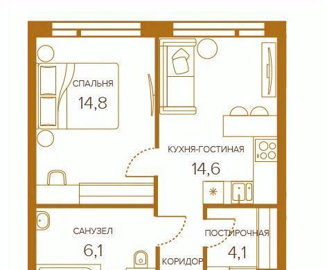 квартира г Москва метро Волгоградский проспект ул Мельникова 3с/19 фото