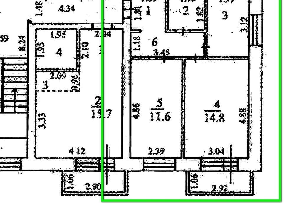 квартира г Иркутск мкр Березовый 79 фото 30