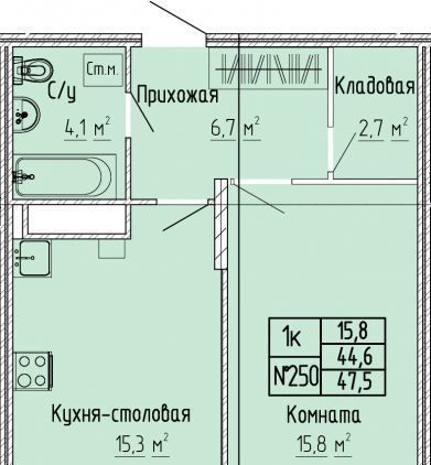 квартира г Тверь р-н Московский ул 15 лет Октября 52к/1 фото 1