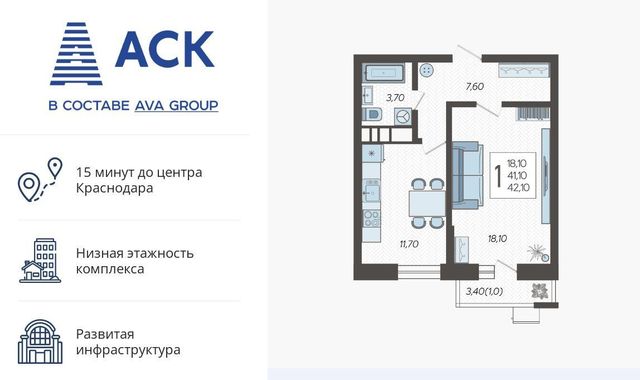 г Краснодар р-н Прикубанский микрорайон 9-й километр ул Ярославская 115/3 фото