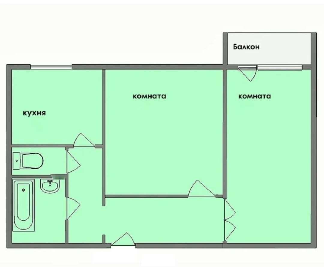 квартира г Наро-Фоминск ул Бобруйская 5 Наро-Фоминский г. о. фото 2