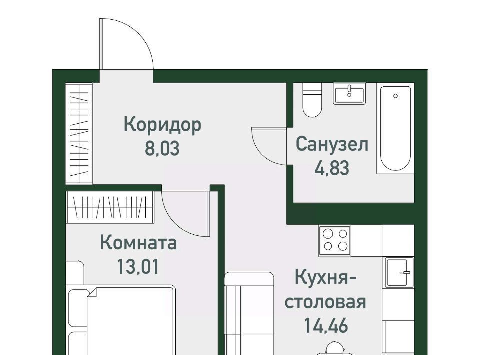 квартира р-н Сосновский п Западный р-н мкр Привилегия фото 1