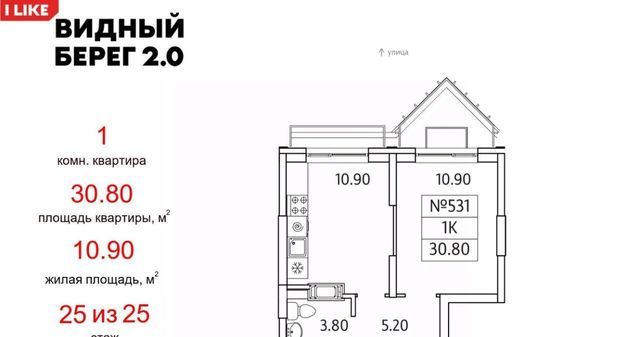 городской округ Ленинский д Сапроново мкр Купелинка ЖК «Видный Берег - 2» Битца фото