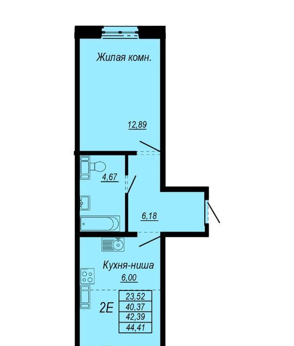 квартира г Хабаровск р-н Железнодорожный микрорайон «Берёзки» фото 1