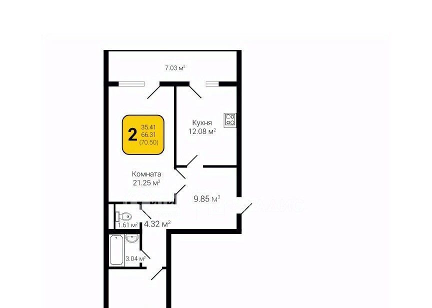 квартира г Воронеж р-н Коминтерновский пер Здоровья 90г/1к 1 фото 1