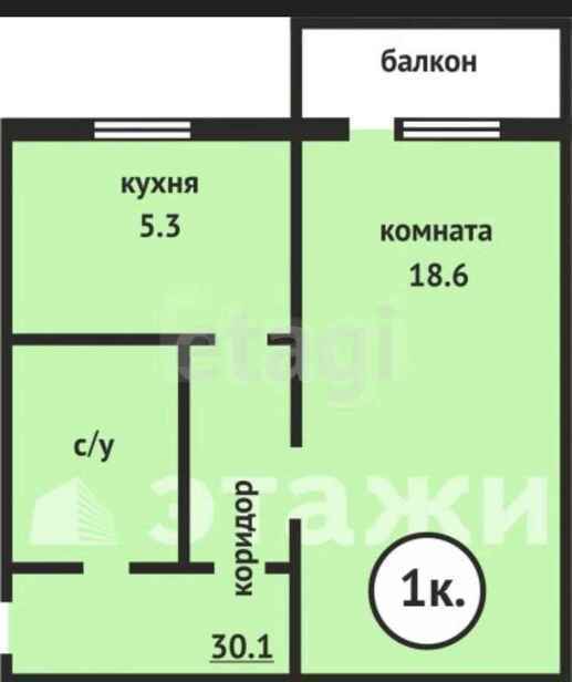 квартира р-н Грязинский г Грязи ул 30 лет Победы 38 фото 11