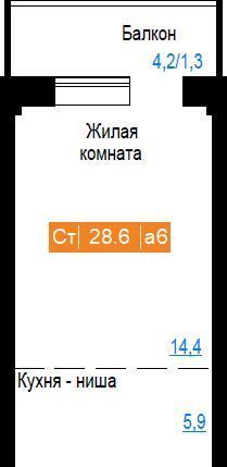 квартира г Красноярск р-н Советский Солнечный ул Соколовская 52 жилрайон, 5-й мкр фото 1