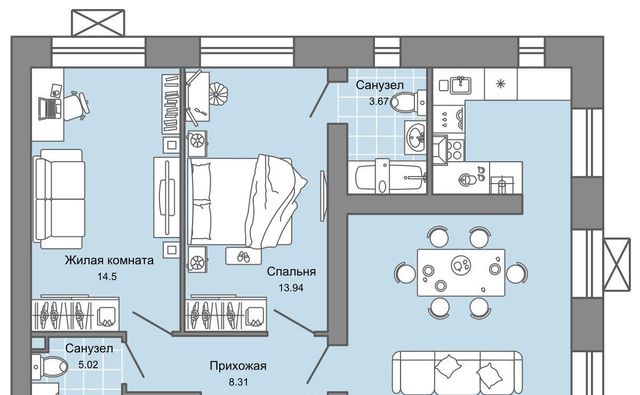 р-н Заволжский Новый Город 7-й кв-л, Сад жилой комплекс, 10, Дивный фото