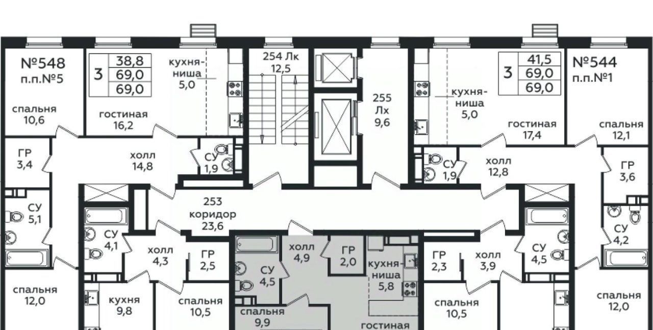 квартира г Москва п Сосенское д Столбово метро Ольховая Эко Бунино ЖК, к 18-19 фото 2