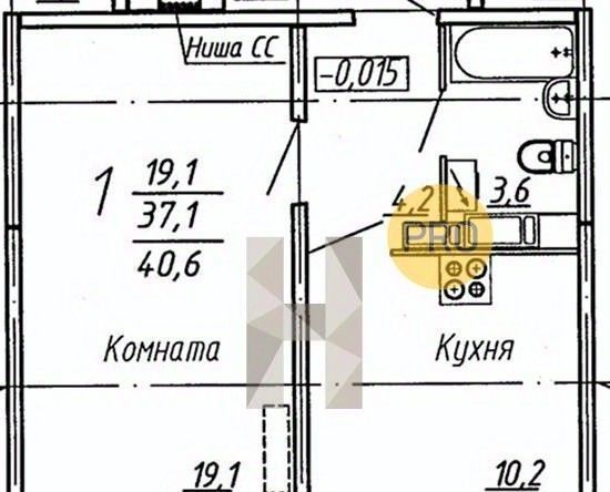 квартира г Воронеж р-н Железнодорожный Северо-Восточный ЖК «Лазурный» жилрайон фото 2