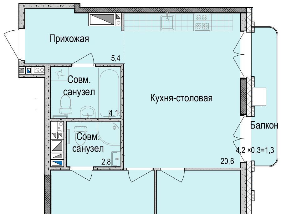 квартира г Ижевск р-н Первомайский ул Красная 118к/1 фото 1