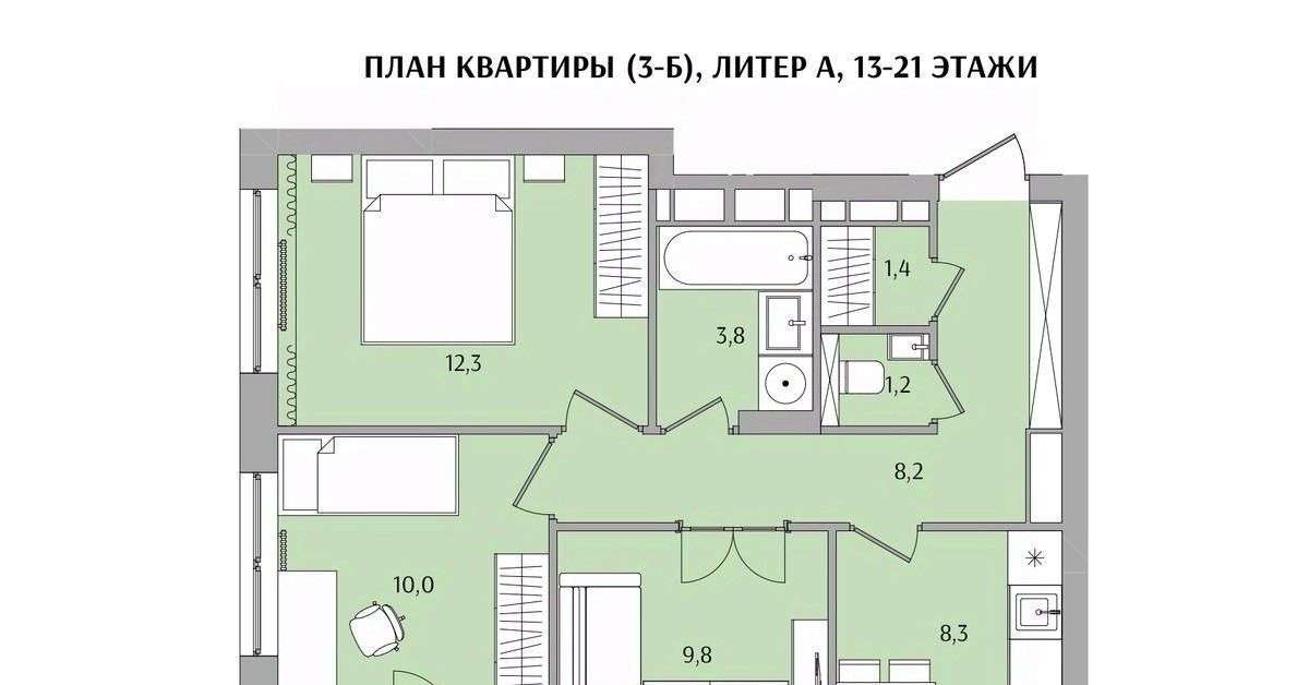 квартира г Нижний Новгород Бурнаковская ул Якорная фото 1