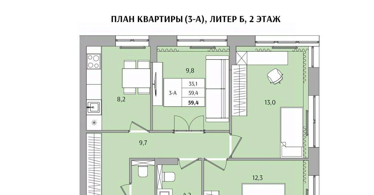 квартира г Нижний Новгород Бурнаковская ул Якорная фото 1