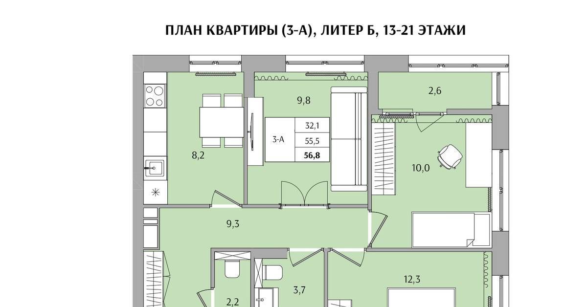 квартира г Нижний Новгород Бурнаковская ул Якорная фото 1