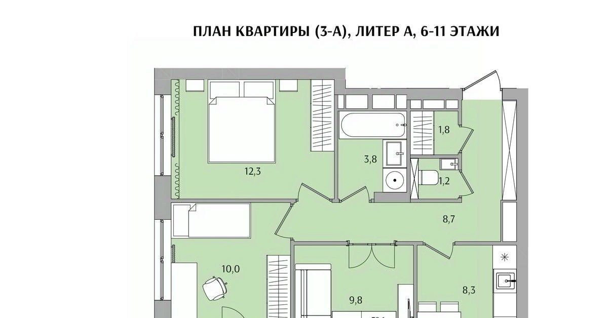 квартира г Нижний Новгород Бурнаковская ул Якорная фото 1