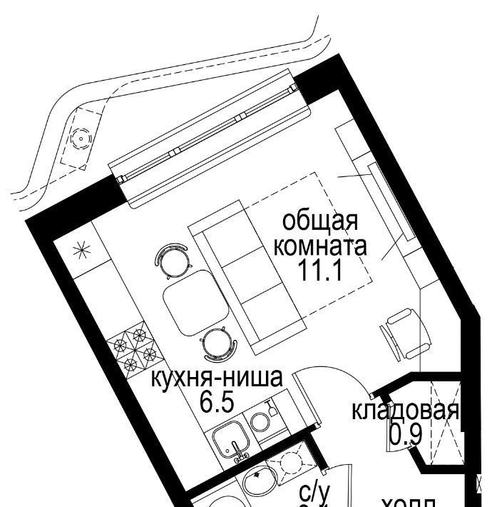 квартира г Москва метро Электрозаводская Басманный наб Семеновская 3 фото 1