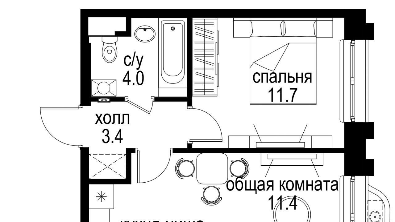 квартира г Москва метро Электрозаводская наб Семеновская 3 фото 1