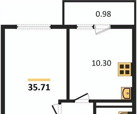 квартира г Краснодар р-н Прикубанский ул Краеведа Соловьёва 6/4 фото 1