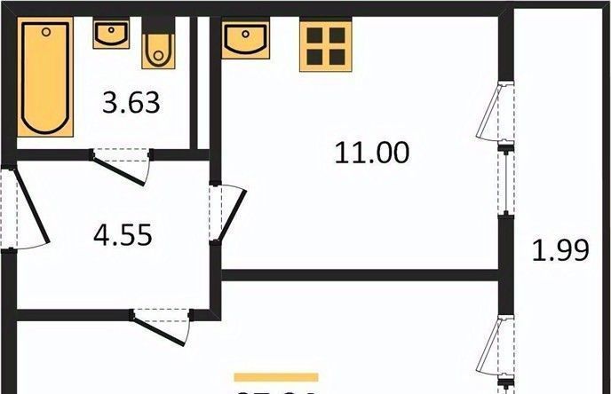 квартира г Краснодар р-н Прикубанский ул Краеведа Соловьёва 6/4 фото 1