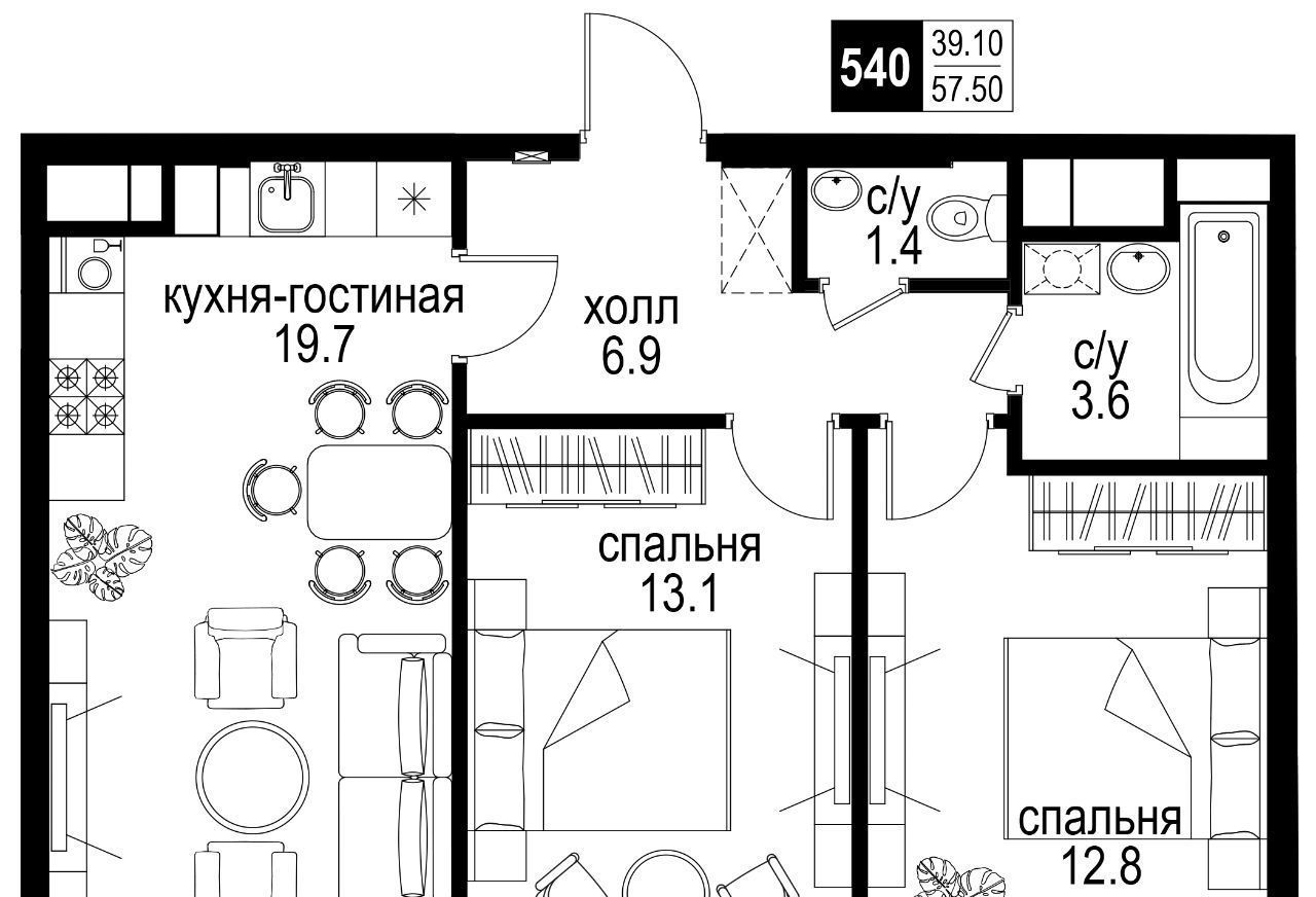 квартира г Москва метро Электрозаводская Басманный наб Семеновская 3 фото 1