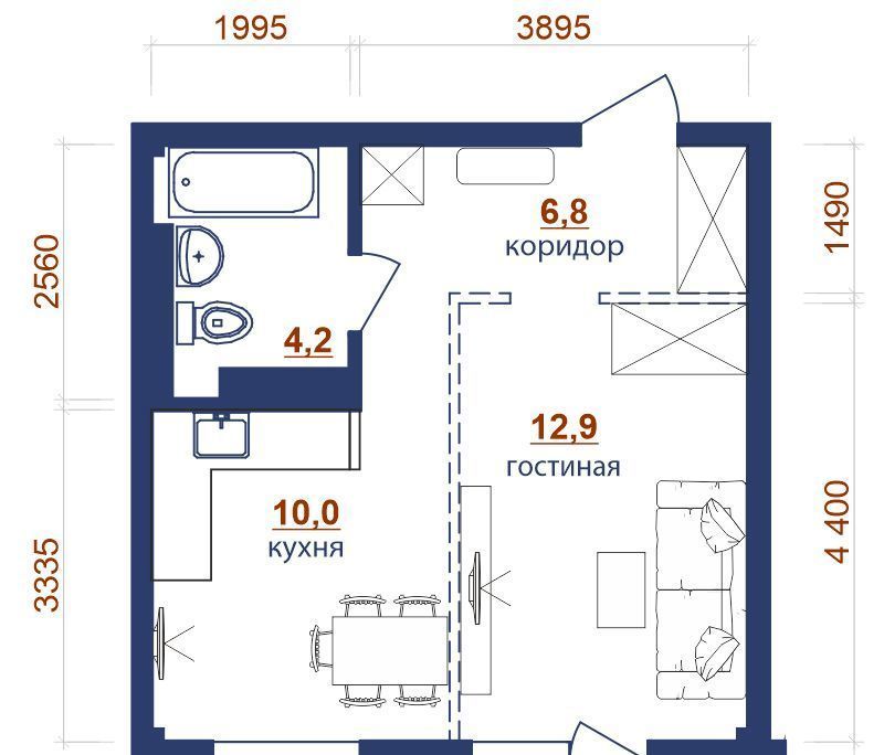 квартира г Иркутск р-н Правобережный ул Култукская 1/1 фото 1