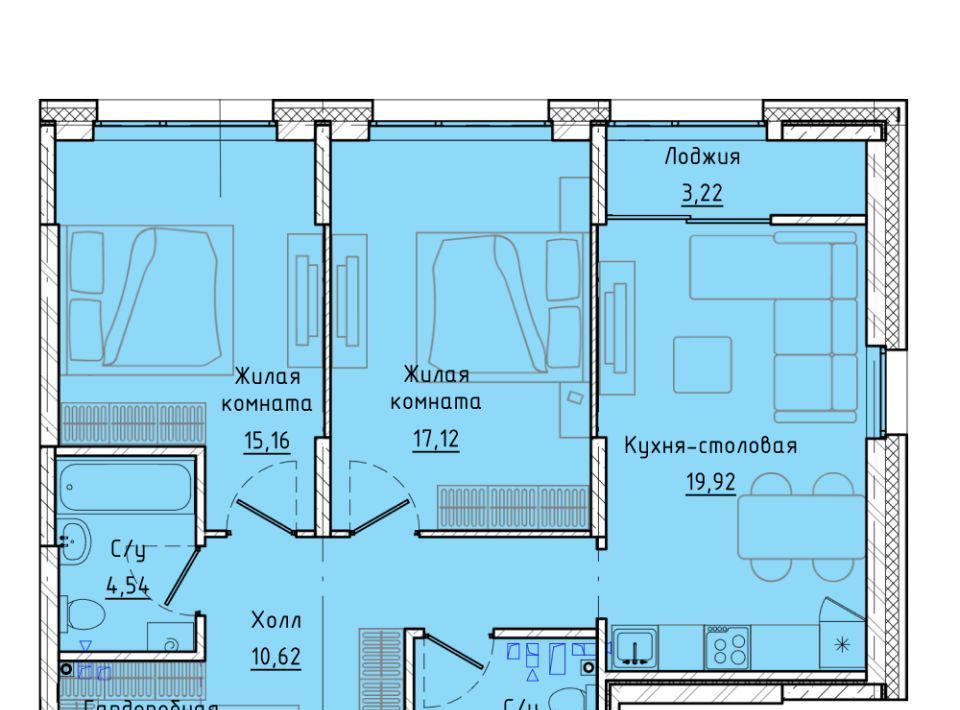 квартира г Екатеринбург Чкаловская ул Машинная 1в/3 фото 1