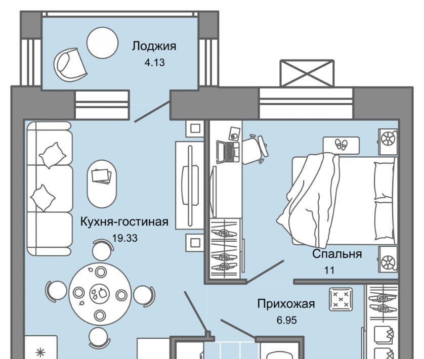 квартира г Ульяновск р-н Заволжский Новый Город 7-й кв-л, Сад жилой комплекс, 10, Дивный фото 1