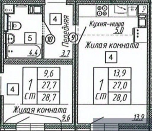 квартира г Воронеж р-н Коминтерновский ул Серафима Саровского 179а фото 1