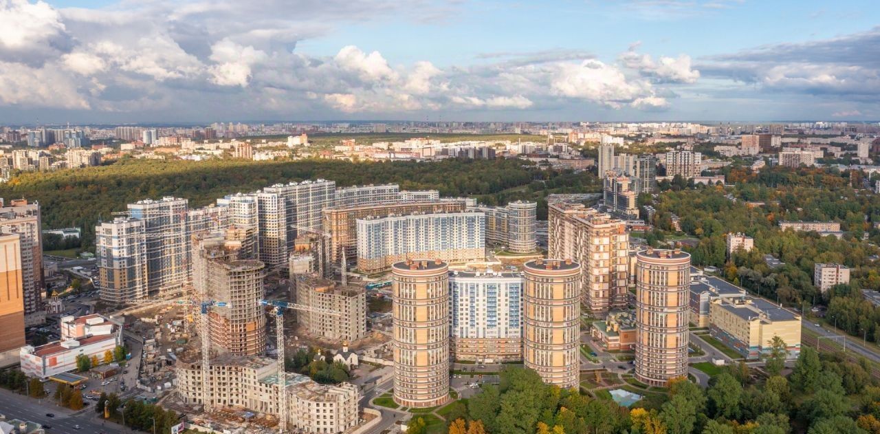 квартира г Санкт-Петербург метро Пионерская Комендантский аэродром пр-кт Богатырский 2а округ Комендантский аэродром фото 31