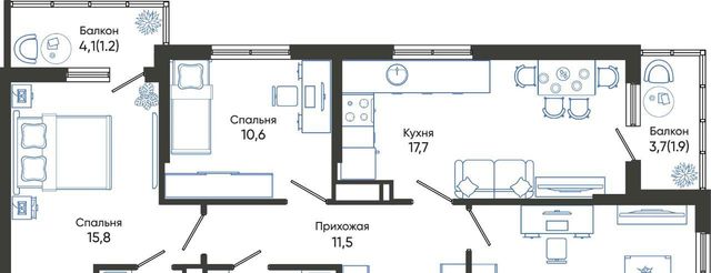 г Новороссийск р-н Центральный ЖК Облака 2 фото