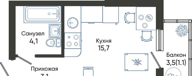 г Новороссийск р-н Центральный ул Куникова 47г ЖК Облака 2 фото