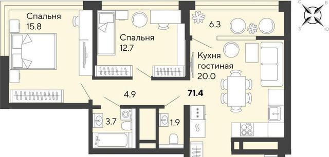 г Екатеринбург р-н Орджоникидзевский пр-кт Космонавтов 108в ЖК Изумрудный Бор Проспект Космонавтов фото