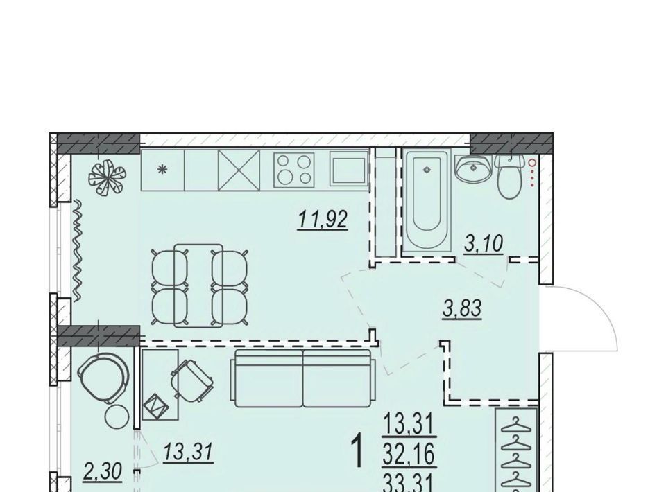 квартира г Волгоград р-н Советский ул 35-й Гвардейской 19 фото 1