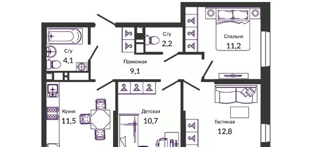 г Краснодар р-н Прикубанский ул им. Героя Георгия Бочарникова 2/1 фото