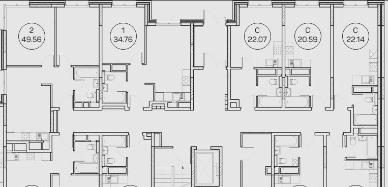 квартира г Москва метро Медведково ул Корнейчука 27с/7 фото 2