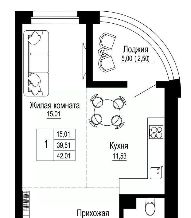 квартира г Ростов-на-Дону р-н Железнодорожный ул Привокзальная 3в фото 1