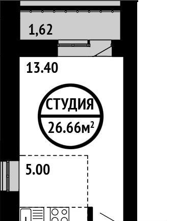 квартира г Уфа р-н Ленинский ул Молодежная 7 фото 1