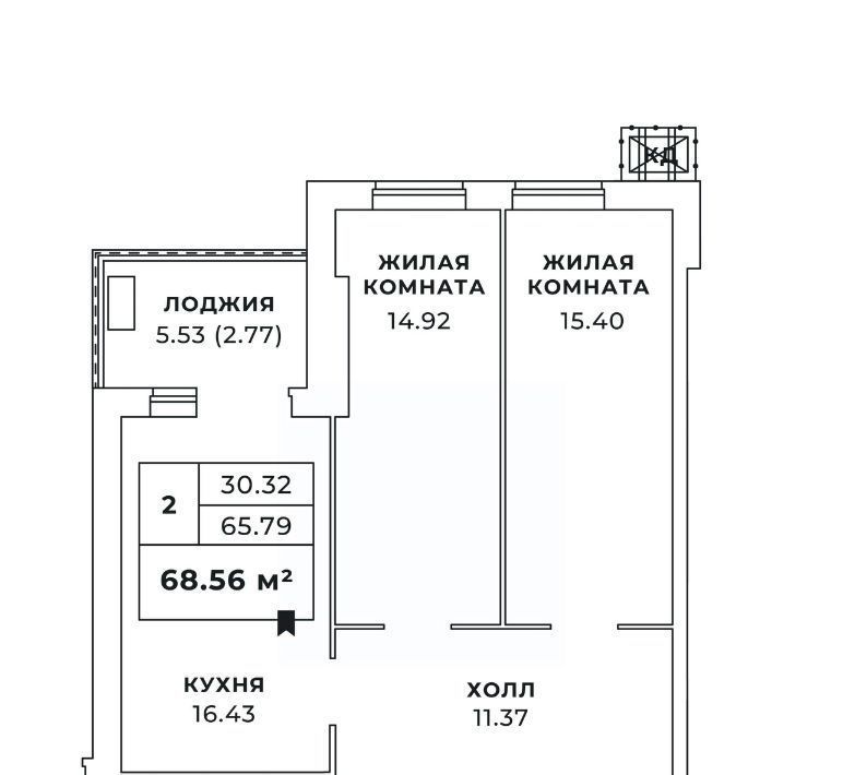 квартира г Ростов-на-Дону р-н Октябрьский Новое поселение пр-кт Буденновский 77 фото 1