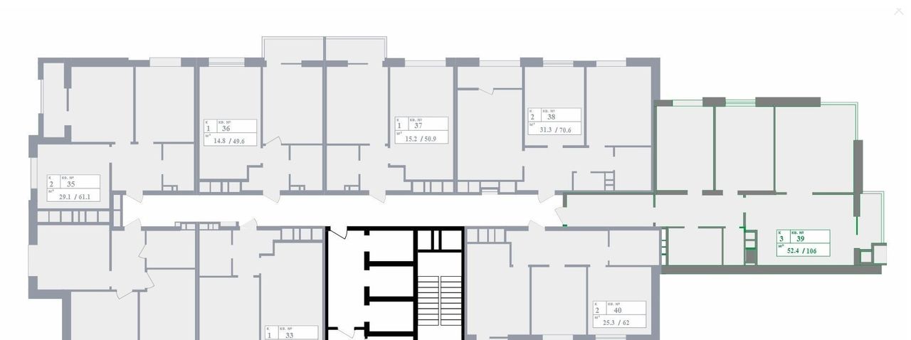 квартира г Рязань р-н Октябрьский ш Касимовское 30 фото 2