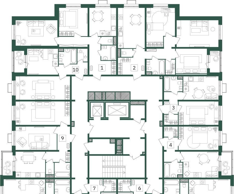 квартира г Москва метро Лесопарковая ш Варшавское 170ек/7 фото 2