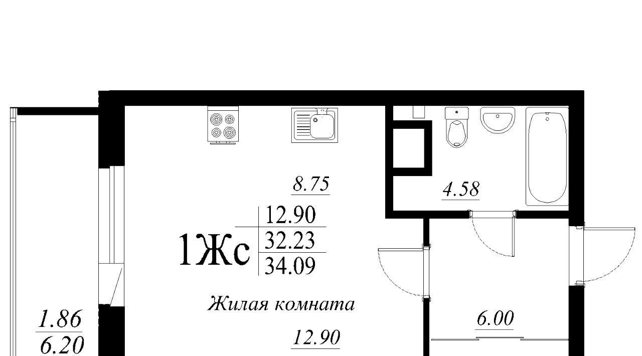 квартира г Казань метро Горки ул Родины 12 фото 1