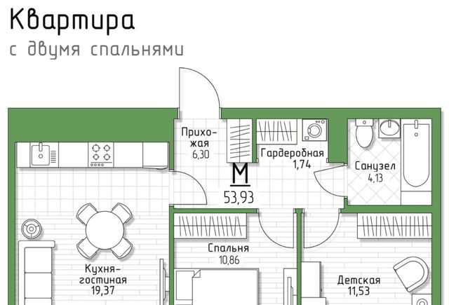 р-н Ленинский п Молодежный 5 Баллов жилой комплекс, Тула фото