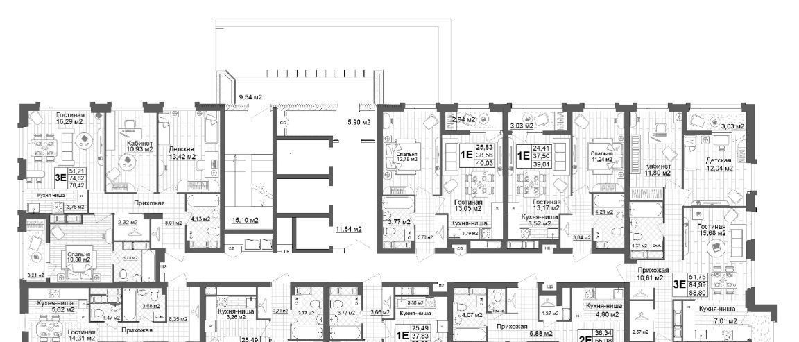 квартира г Нижний Новгород Кировская ЖК «Каскад на Автозаводе» фото 2